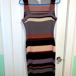 Midi yarn bodycon dress